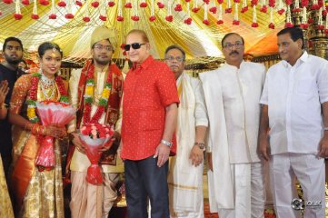 Celebs At Producer Ram Mohan Rao Daughter Wedding